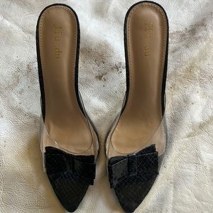 Jiu Du high heel mules Sexy!​​
